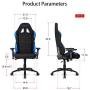 AKRacing Core Series EX Gaming Chair, Black/Blue