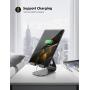 Tablet Stand Adjustable, Lamicall Tablet Stand : Desktop Stand Holder Dock Compatible with Tablet Such as iPad 2018 Pro 9.7, 10.5, Air Mini 2 3 4, Kindle, Nexus, Accessories, E-Reader (4-13)-Black