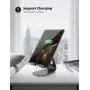 Tablet Stand Adjustable, Lamicall Tablet Stand : Desktop Stand Holder Dock Compatible with Tablet Such as iPad 2018 Pro 9.7, 10.5, Air Mini 2 3 4, Kindle, Nexus, Accessories, E-Reader (4-13)-Black
