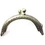 GuoFa 5pcs Metal Coin Purse Frame Multicolors 3.3''/8.5cm Metal Tow Ball Kiss Clasp Lock Clutch Frames Purse for DIY Handle Bag Sewing Craft