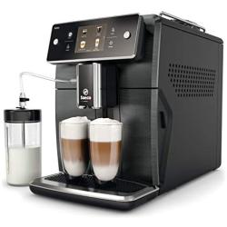 Saeco Xelsis Super Automatic Espresso Machine, Titanium Metal Front, SM7684/04