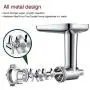 Metal Food Grinder Attachment for KitchenAid Stand Mixer Included 3 Sausage Stuffer Tubes Accessory, Upgrade Design with High Performance Metal Food Grinder Attachment for KitchenAid Stand Mixer Included 3 Sausage Stuffer Tubes Accessory, Upgrade Design with High Performance