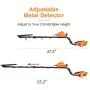 SUNPOW Professional Metal Detector for Adults, Adjustable Ground Balance, Disc & Notch & Pinpoint Modes, Upgraded DSP Chip, Multiple Audio Prompts SUNPOW Professional Metal Detector for Adults, Adjustable Ground Balance, Disc & Notch & Pinpoint Modes, Upgraded DSP Chip, Multiple Audio Prompts