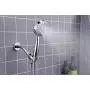 All Metal 3-Spray Hand Held Shower Head with Hose and Holder, Chrome | 2.5 GPM High Flow Handheld Showerhead | Select from Wide, Massage, and Mist Sprays