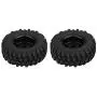 Zouminy 1/10 Scale Crawler Axles, Metal Trailer w/ 90mm Tires for Axial SCX10 D90 Traxxas HSP 1/10 RC Crawler Car