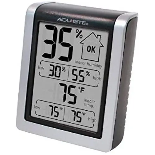 AcuRite 00613 Digital Hygrometer & Indoor Thermometer Pre-Calibrated Humidity Gauge AcuRite 00613 Digital Hygrometer & Indoor Thermometer Pre-Calibrated Humidity Gauge