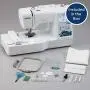Brother PE535 Embroidery Machine, 80 Built-in Designs, 4'' x 4'' Hoop Area, Large 3.2'' LCD Touchscreen, USB Port, 9 Font Styles Brother PE535 Embroidery Machine, 80 Built-in Designs, 4'' x 4'' Hoop Area, Large 3.2'' LCD Touchscreen, USB Port, 9 Font Styles
