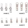 Mudder 36 Pack Zipper Replacement Zipper Repair Kit, Silver