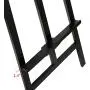 Marble Field Adjustable Wooden Tripod Easel Display Floor Easel Sketch Painting Portable, Black
