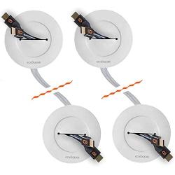 Echogear Cable Concealer for Wall Mounted TV - in Wall Grommet Kit CMIWG (White 2 Pack)