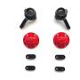 MaxMetal WPL Full Metal Spare Part Axle Housing Front Rear Shaft Sell OP Accessories for B14 B24 C14 C24 C34 (Black)