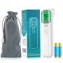 Touchless Thermometer for Adult and kid,4 in 1 Baby Thermometer Ear Forehead Thermometer Surface Infrared Thermometer 40 Datas Thermometer,Thermometer with Magnetic Cover and Battery,Mute Adjustable