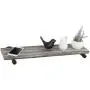 MyGift 24-Inch Wall Mounted Industrial Black Metal Pipe & Rustic Torched Wood Floating Shelf MyGift 24-Inch Wall Mounted Industrial Black Metal Pipe & Rustic Torched Wood Floating Shelf