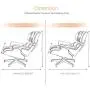 Mid Century Lounge Chair with Ottoman, Expanded Size Classic Modern Chair, Natural Leather Palisander Wood, Heavy Duty Base Support for Living Room, Study, Lounge, Office