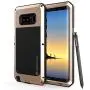 Galaxy Note 8 Metal Case, Heavy Duty Military Grade Armor Cover [Shock Proof] Hybrid Full Body Hard Aluminum & TPU Design [Non Slip] W/Prime Drop Protection for Samsung Galaxy Note 8 [Gold]