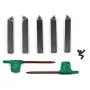 OSCARBIDE 3/8''Indexable Mini Carbide Lathe Turning Tool Holder Metal Lathe Tools Inserts Bits with Carbide Inserts TCMT110204(TCMT21.51),5 Pieces/Set