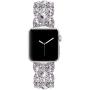 VIQIV Bling Bands for Compatible with Apple Watch 38mm 40mm 42mm 44mm Iwatch Series 6 5 4 3 2, Diamond Rhinestone Stainless Steel Metal Bracelet Wristband Strap for Women