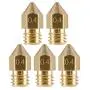 PChero 5pcs M6 x 40mm Stainless Steel Teflon Nozzle Throat + 5pcs 0.4mm Brass Extruder Nozzle Print Heads for Anet A8 MK8 Reprap 3D Printers PChero 5pcs M6 x 40mm Stainless Steel Teflon Nozzle Throat + 5pcs 0.4mm Brass Extruder Nozzle Print Heads for Anet A8 MK8 Reprap 3D Printers