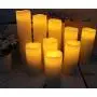 Vinkor Flameless Candles Battery Operated Candles 4'' 5'' 6'' 7'' 8'' 9'' Set of 9 Ivory Real Wax Pillar LED Candles with 10-Key Remote and Cycling 24 Hours Timer Vinkor Flameless Candles Battery Operated Candles 4'' 5'' 6'' 7'' 8'' 9'' Set of 9 Ivory Real Wax Pillar LED Candles with 10-Key Remote and Cycling 24 Hours Timer