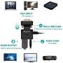 VGA to HDMI Adapter Converter with Audio,(PC VGA Source Output to TV/Monitor with HDMI Connector),FOINNEX Active Male VGA in Female HDMI 1080p Video Dongle adaptador for Computer,Laptop,Projector VGA to HDMI Adapter Converter with Audio,(PC VGA Source Output to TV/Monitor with HDMI Connector),FOINNEX Active Male VGA in Female HDMI 1080p Video Dongle adaptador for Computer,Laptop,Projector