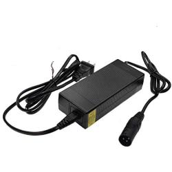 N/C YYHQQBAD 36V 2A Battery Charger Adapter Output 42V 2A Charger Input 100-240 VAC Lithium Li-ion Li-Poly Charger for MX650 10S 36V Electric Bike XLR 3pin Connector