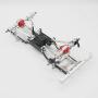 YIZAN Metal Chassis Pull Rods Servo Fixed Mount Bracket Shock Absorber for MN D90 D91 MN99S 1/12 RC Car Upgrade Parts,Silver