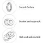 50 Pcs 20mm Stainless Stamping Blank, Silver Round Washers for Automotive Fasteners Bracelet Jewelry Marking (20MM)