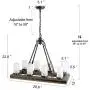 LNC A03487 Wood Chandelier Kitchen Island Lighting for Dining Rooms, Restraunt, Cafe, Bar Counter, Model LNC A03487 Wood Chandelier Kitchen Island Lighting for Dining Rooms, Restraunt, Cafe, Bar Counter, Model