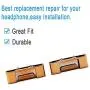 Replacement Headband Metal Folding Hinge Clip Cover Pin Repair Parts Set Compatible with Studio 3 Studio 3.0 Wireless Over-Ear Headphones (Rose Gold) Replacement Headband Metal Folding Hinge Clip Cover Pin Repair Parts Set Compatible with Studio 3 Studio 3.0 Wireless Over-Ear Headphones (Rose Gold)