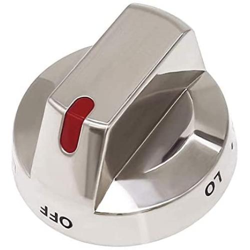 DG64-00473A Burner Dial Knob (Upgrade&Durable) with Metal Ring for Samsung Range Oven Replaces DG64-00347A,AP5917439, PS9606608