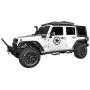 Hooke Road Wrangler JK Fender Flares + Inner Fender Liners Front & Rear Kit Compatible with Jeep Wrangler JK & Unlimited 2007-2018 2/4 Doors