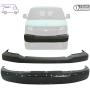 New Front Bumper Face Bar With License Plate Holes + Upper Cover Textured For 2003 - 2020 Chevrolet Express / GMC Savanna Direct Replacement 22890548 22872781