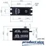 AGFRC 33KG Low-Profile High-Torque Digital-Servo - Programmable Metal Gear for 1/10 RC Drift Racing Car Truck, Control Angle 180° (A65BHL&AGF-SPV2) AGFRC 33KG Low-Profile High-Torque Digital-Servo - Programmable Metal Gear for 1/10 RC Drift Racing Car Truck, Control Angle 180° (A65BHL&AGF-SPV2)