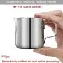 HULISEN 5oz/150ml Mini Milk Pitcher, Stainless Steel Espresso Pitcher Latte Frothing Pitcher HULISEN 5oz/150ml Mini Milk Pitcher, Stainless Steel Espresso Pitcher Latte Frothing Pitcher