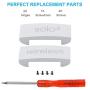 Beats Accessories Solo 3 Replacement Hinge Parts Repair Kit Compatible with Beats by Dre Solo 3.0 Wireless A1796 Headphones (White)