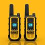 DEWALT DXFRS800 2 Watt Heavy Duty Walkie Talkies - Waterproof, Shock Resistant, Long Range & Rechargeable Two-Way Radio with VOX (2 Pack)