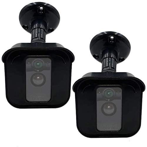 Hard Case for Blink XT 2 Camera w/Mount Bracket (Black 2 pcs) - Blink XT Covers w/Glare-reducing Hood - Blink XT Camera Cover Case - NOT for 2020 New Blink Indoor/Outdoor Cam - by SULLY