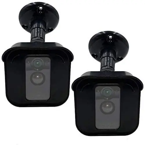 Hard Case for Blink XT 2 Camera w/Mount Bracket (Black 2 pcs) - Blink XT Covers w/Glare-reducing Hood - Blink XT Camera Cover Case - NOT for 2020 New Blink Indoor/Outdoor Cam - by SULLY