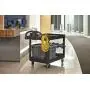 Rubbermaid Commercial Products 2-Shelf Utility/Service Cart, Medium, Lipped Shelves, Ergonomic Handle, 500 Lbs. Capacity, For Warehouse/Garage/Cleaning/Manufacturing (Fg452088Bla)