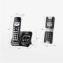 Panasonic Rugged Link2Cell Bluetooth Cordless Phone with Voice Assist, One-Touch Call Block and Answering Machine - 3 Standard Handsets + 1 Rugged Handset - KX-TGD584M2 (Black) Panasonic Rugged Link2Cell Bluetooth Cordless Phone with Voice Assist, One-Touch Call Block and Answering Machine - 3 Standard Handsets + 1 Rugged Handset - KX-TGD584M2 (Black)