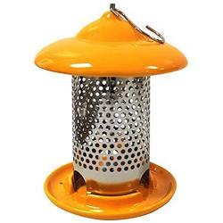 Heath Outdoor Products 20144 Bird Stop Ceramic Feeder, Orange