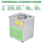 2L/0.53Gal Ultrasonic Jewelry Cleaner,Professional Ultrasonic Cleaner with Digital Timer and Basket for Jewelry,Ring,Eyeglasses,Denture,Watchband,Coins,Small Metal Parts,Daily Necessaries