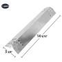 Hongso Grill Kit for Home Depot Nexgrill 720-0830H, 720-0830D Gas Grill Models,Stainless Steel Burners & Heat Plates Tent Shields Grill Parts Replacement (SPG3714-SBH03)