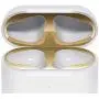 elago AirPods 2 Dust Guard (Gold, 1 Set) Dust-Proof Metal Cover, Luxurious Finish, Must Watch Installation Video - Compatible with Apple AirPods 2 Wireless Charging Case[US Patent Registered]