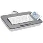 LapGear Sidekick Lap Desk with Device Ledge and Phone Holder - Gray - Fits Up to 15.6 Inch Laptops - Style No. 44215
