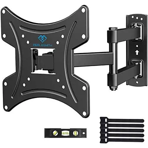 PERLESMITH Full Motion TV Wall Mount Bracket for 13-42 Inch Flat/Curved TVs Max VESA 200x200mm- Articulating Arms Swivel Tilt & Extends- Monitor VESA Wall Mount Supports TV up to 77lbs- PSSFK1 PERLESMITH Full Motion TV Wall Mount Bracket for 13-42 Inch Flat/Curved TVs Max VESA 200x200mm- Articulating Arms Swivel Tilt & Extends- Monitor VESA Wall Mount Supports TV up to 77lbs- PSSFK1