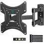PERLESMITH Full Motion TV Wall Mount Bracket for 13-42 Inch Flat/Curved TVs Max VESA 200x200mm- Articulating Arms Swivel Tilt & Extends- Monitor VESA Wall Mount Supports TV up to 77lbs- PSSFK1 PERLESMITH Full Motion TV Wall Mount Bracket for 13-42 Inch Flat/Curved TVs Max VESA 200x200mm- Articulating Arms Swivel Tilt & Extends- Monitor VESA Wall Mount Supports TV up to 77lbs- PSSFK1