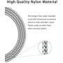 iPhone Charger Cable, MFi Certified Lightning Cable 5 Pack Durable High-Speed iPhone Charger USB A Nylon Braided Cord Compatible with iPhone