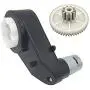 550 30000RPM Gearbox with 12V Motor,Electric Motor with Gear Box for Kids Electric Cars and Motorcycles High Speed RS550 Drive Engine Match Childrens Ride on Cars