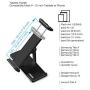 Lekufee Lightweight Aluminum Alloy Foldable Tablet Holder Mount for Mavic Mini/Mavic 2 Pro/Mavic 2 Zoom/Mavic Pro Platinum/Mavic Air/DJI Spark Remote Controller（not fit Mavic air 2